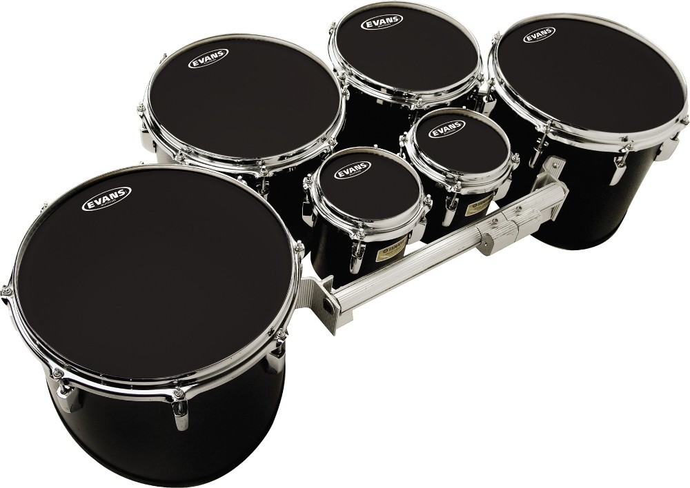 Evans MX Black Tenor Head Black 14 in.