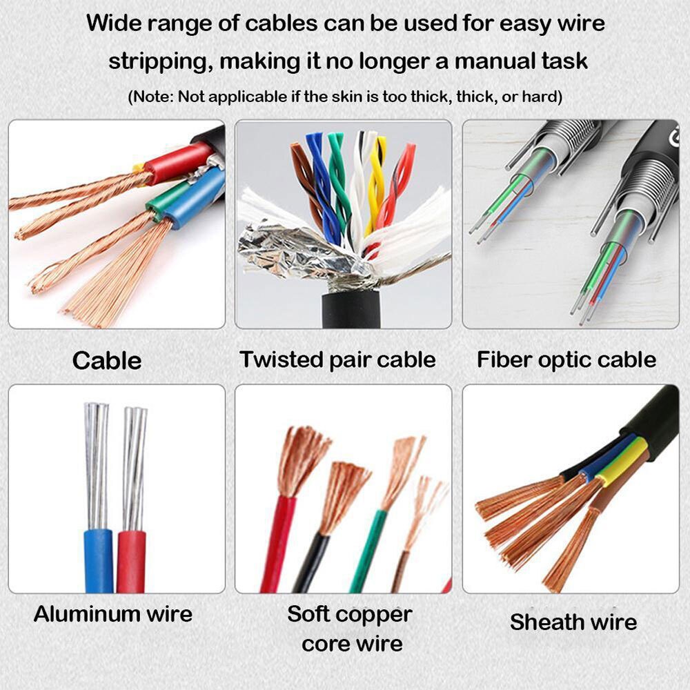 Manual Wire Stripping Machine Cable Stripper Crank Scrap Copper Cutter Recycle ╏
