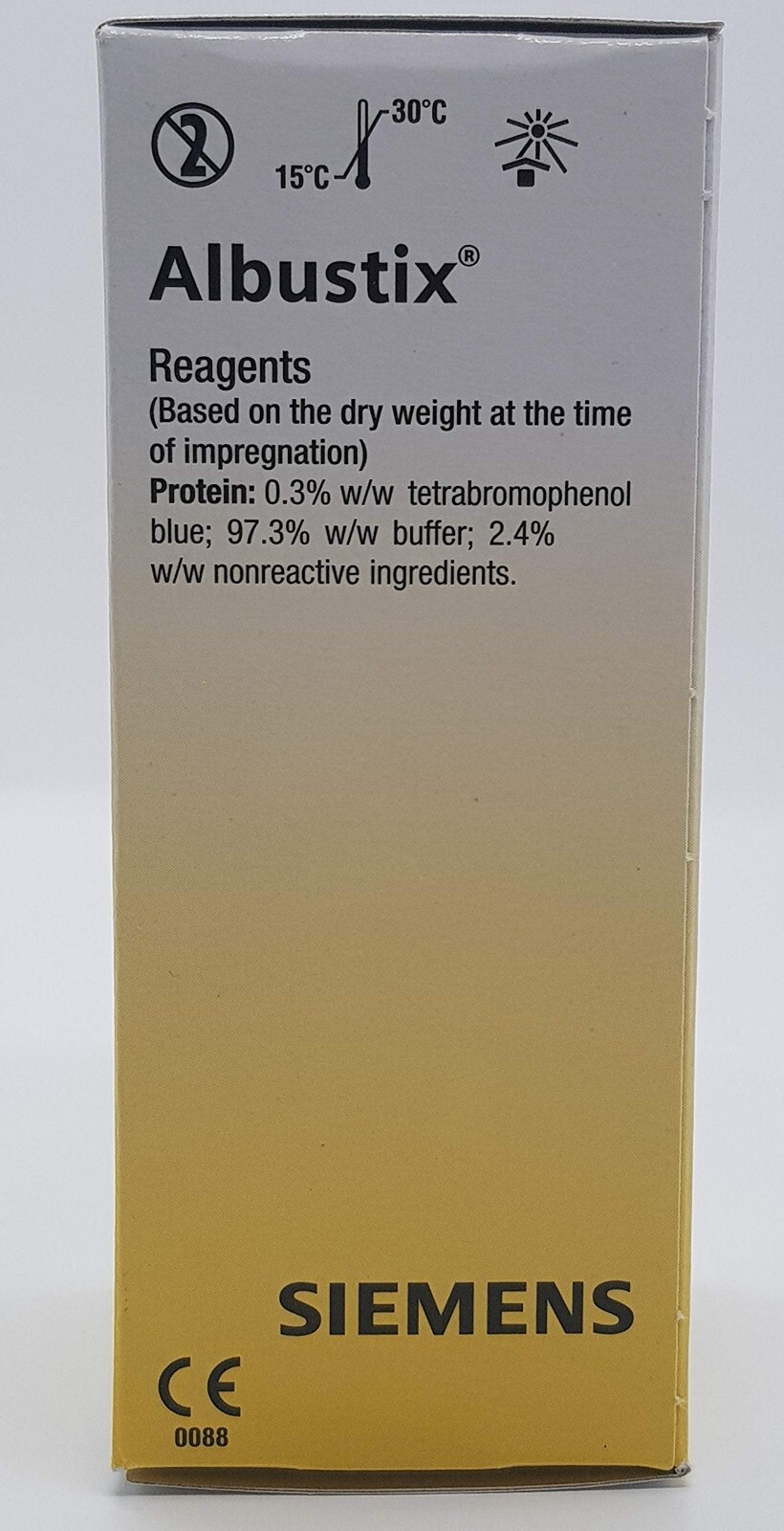 ALBUSTIX REAGENT STRIPS URINE TEST Reagent Strips for urine function 100 Ct