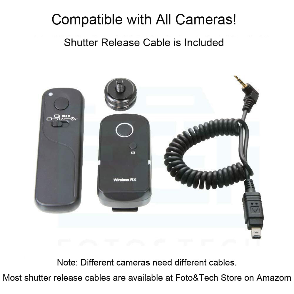 360 Angle Shutter Release Wireless Remote 100M for Nikon D5500 D7200 D7100 D5200