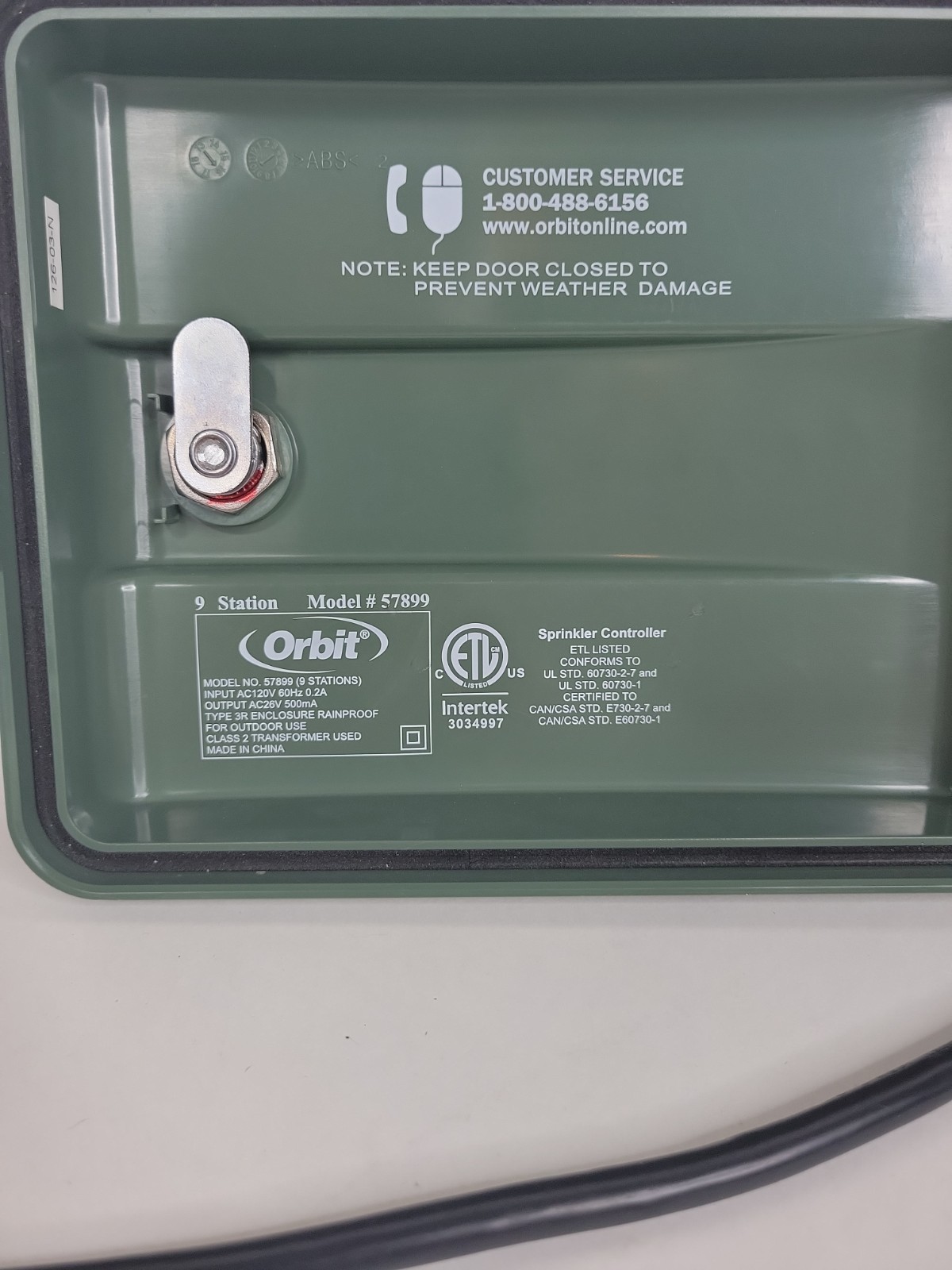 Orbit 57899 Outdoor Sprinkler System Controller 9-Station Timer