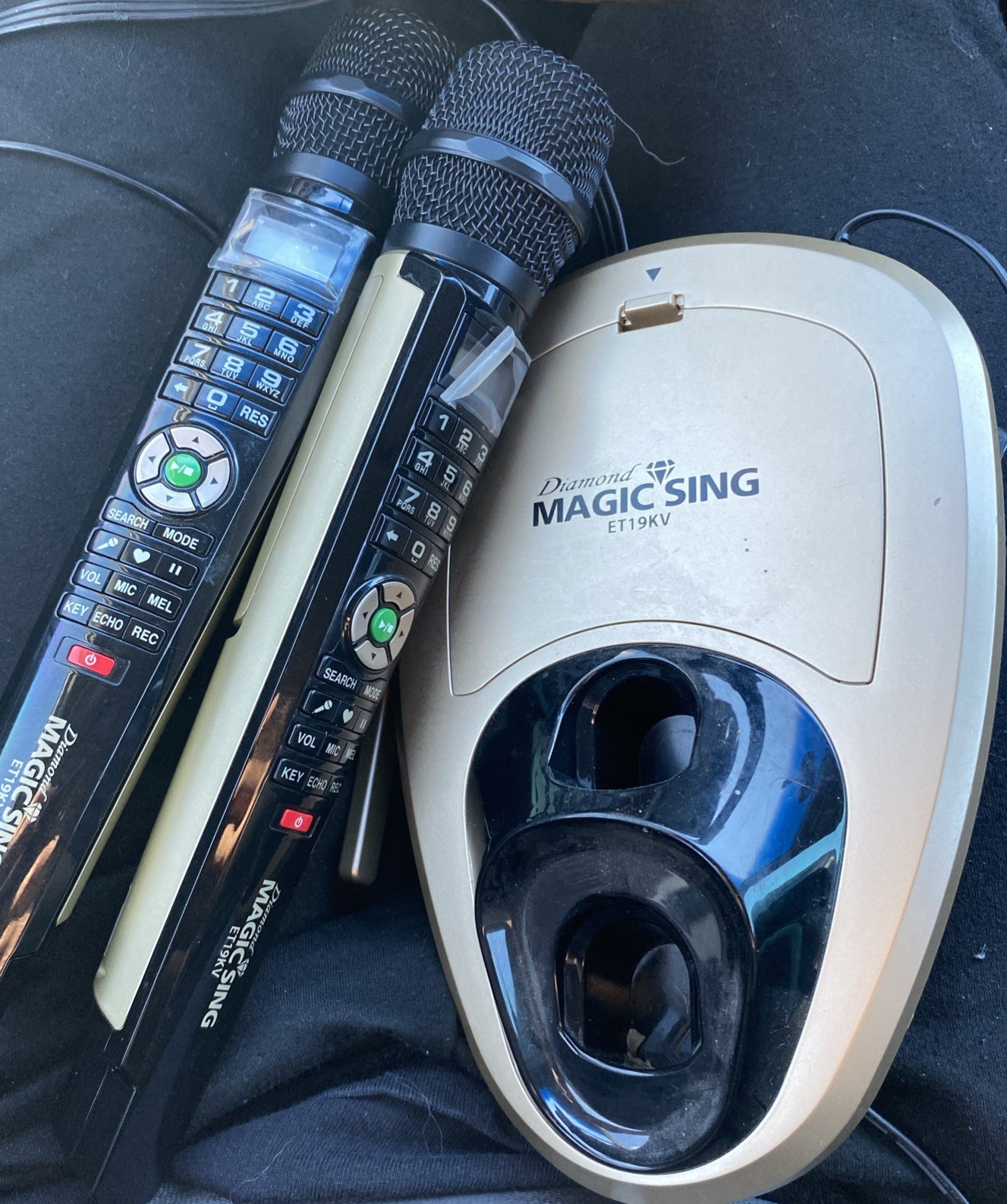 Diamond Magic Sing ET19KV With 2 Microphones UNTESTED