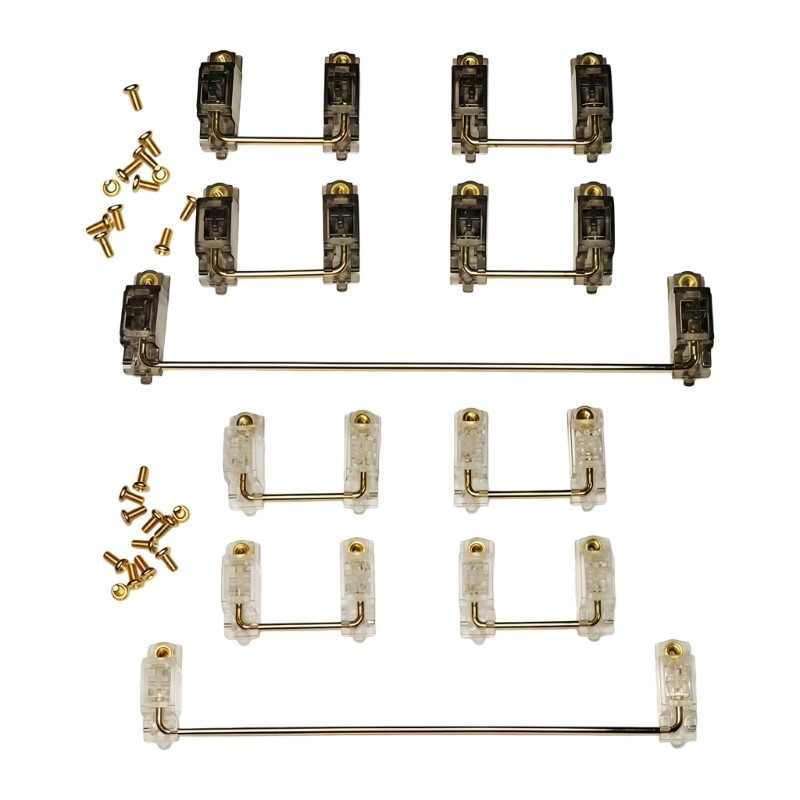 Gold Plated Wire And Screws Keyboard Stabilizers Satellite Shafts Long Lasts