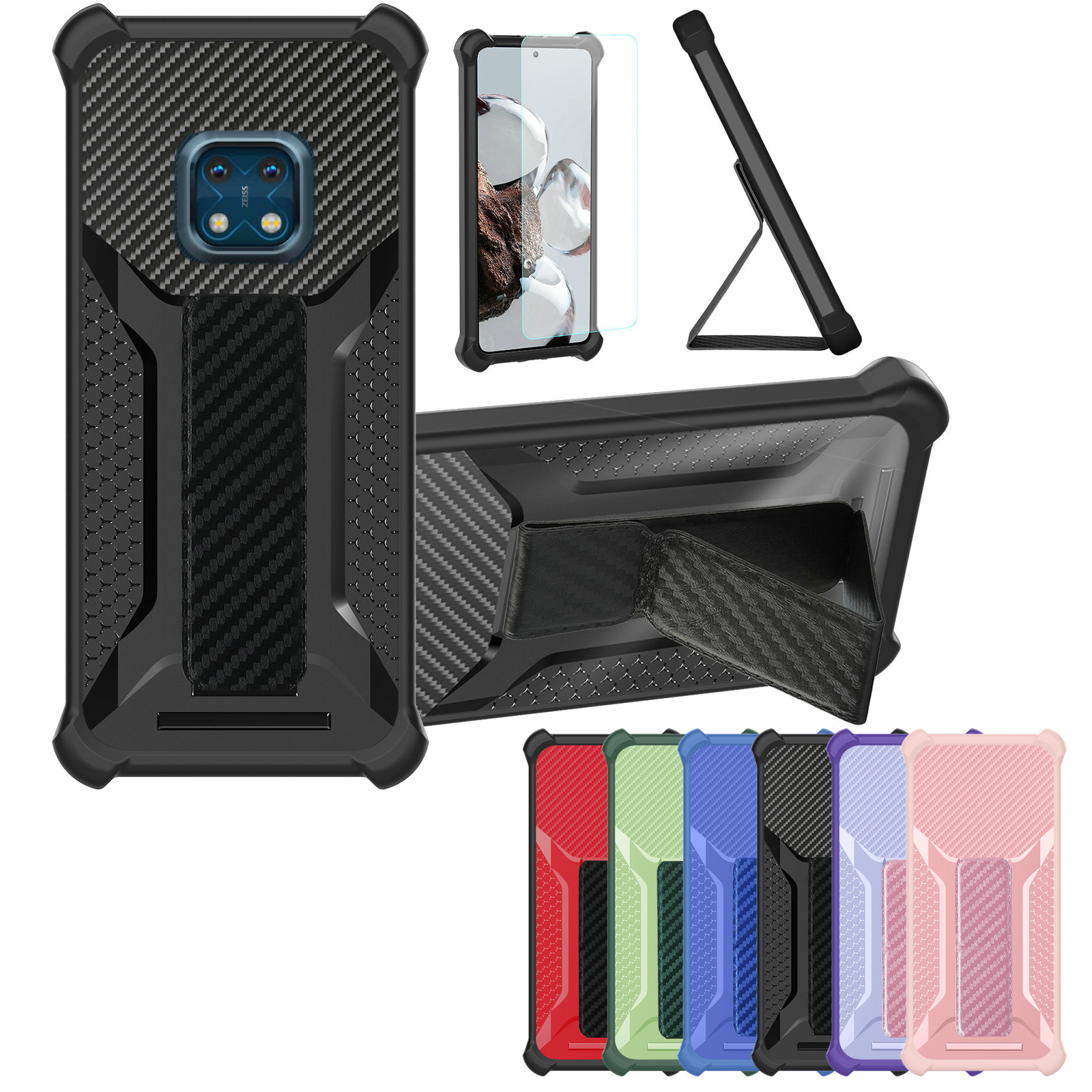 for Nokia Xr20 Phone Case Cover Glass Screen Protector A1