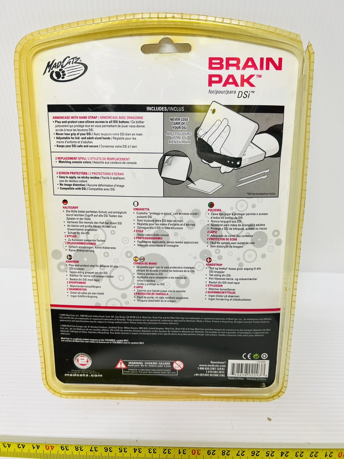 Nintendo DS Brain Pack Hand Strap New Conditions!!!