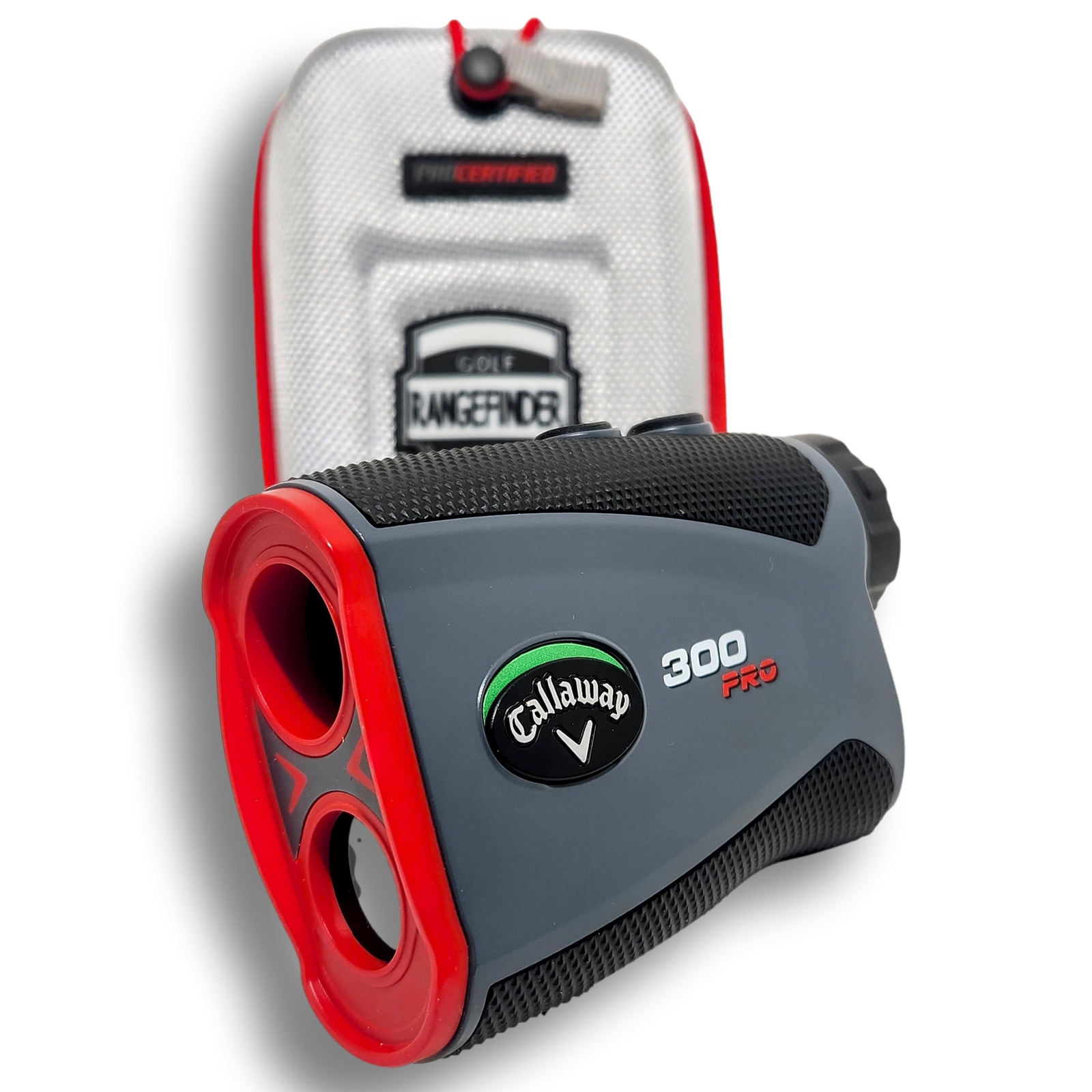 Callaway 300 Pro Slope Enhanced Laser Golf Rangefinder w/ Case - 1 Year Warranty