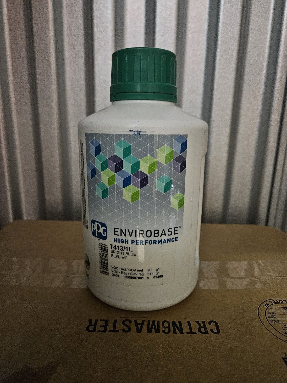 PPG ENVIROBASE T413  BRIGHT BLUE 1 LT NEW