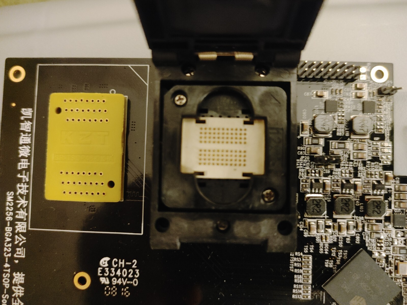 SSD 4 in 1 Multiple Function Test Board BGA152/132/100/88 TSOP48 NAND Flash Test
