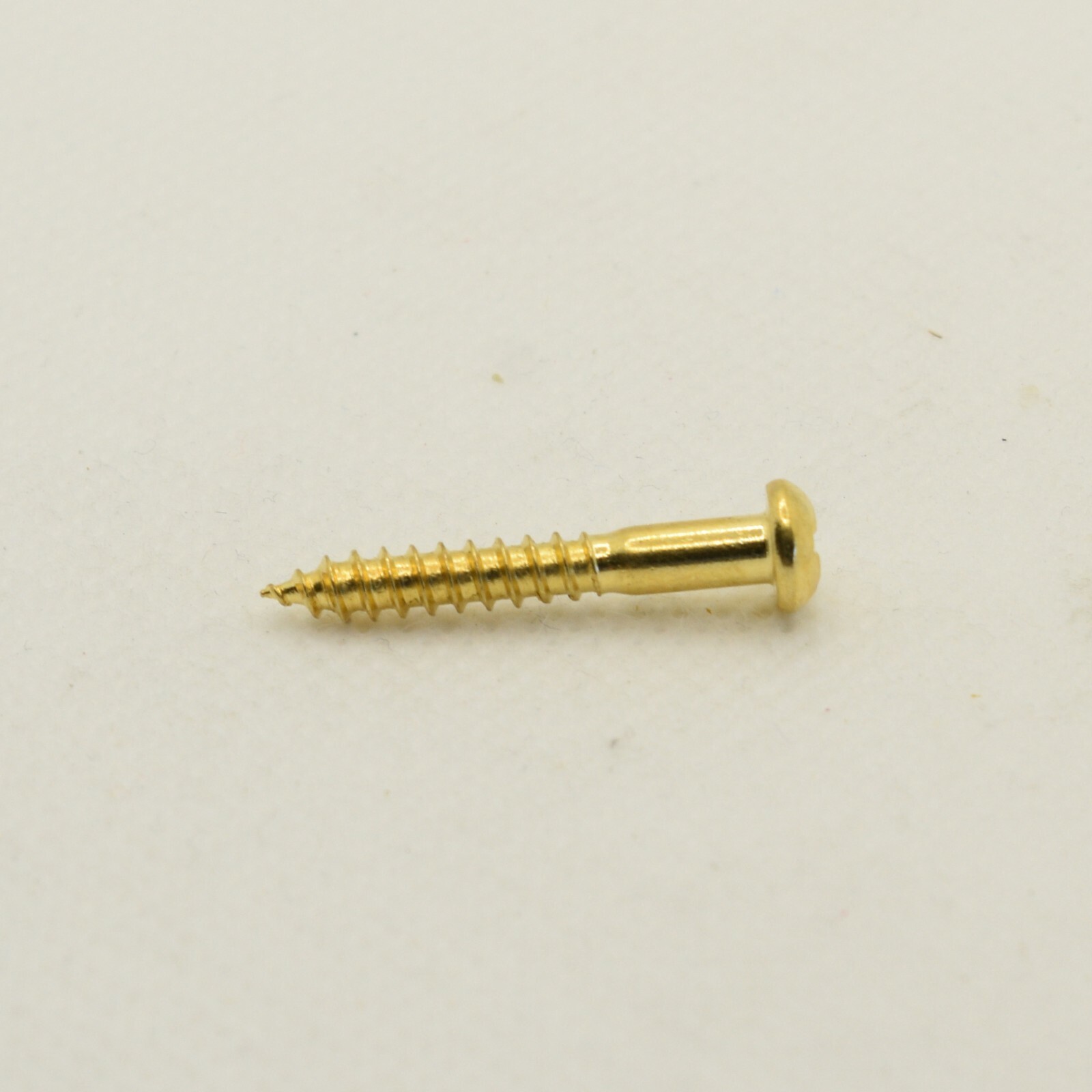Steel Tremolo Screws 3.5mm x 28mm Set of 6 Gold