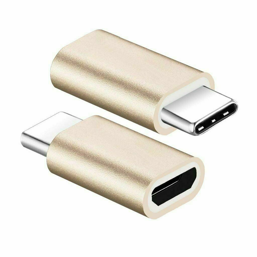 10 PACK Micro USB to USB 3.1 Type-C Data Adapter Converter For Samsung LG Google