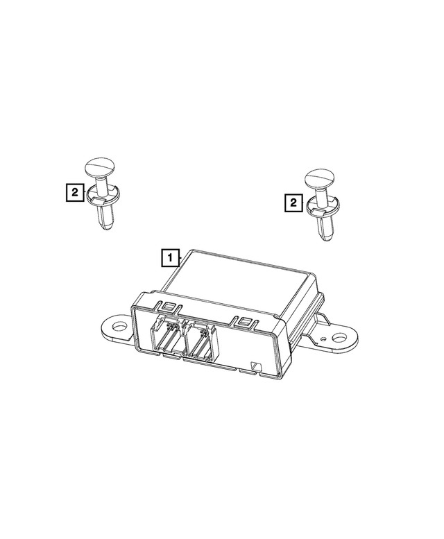 Genuine Mopar Parking Assist Module 68440531ad