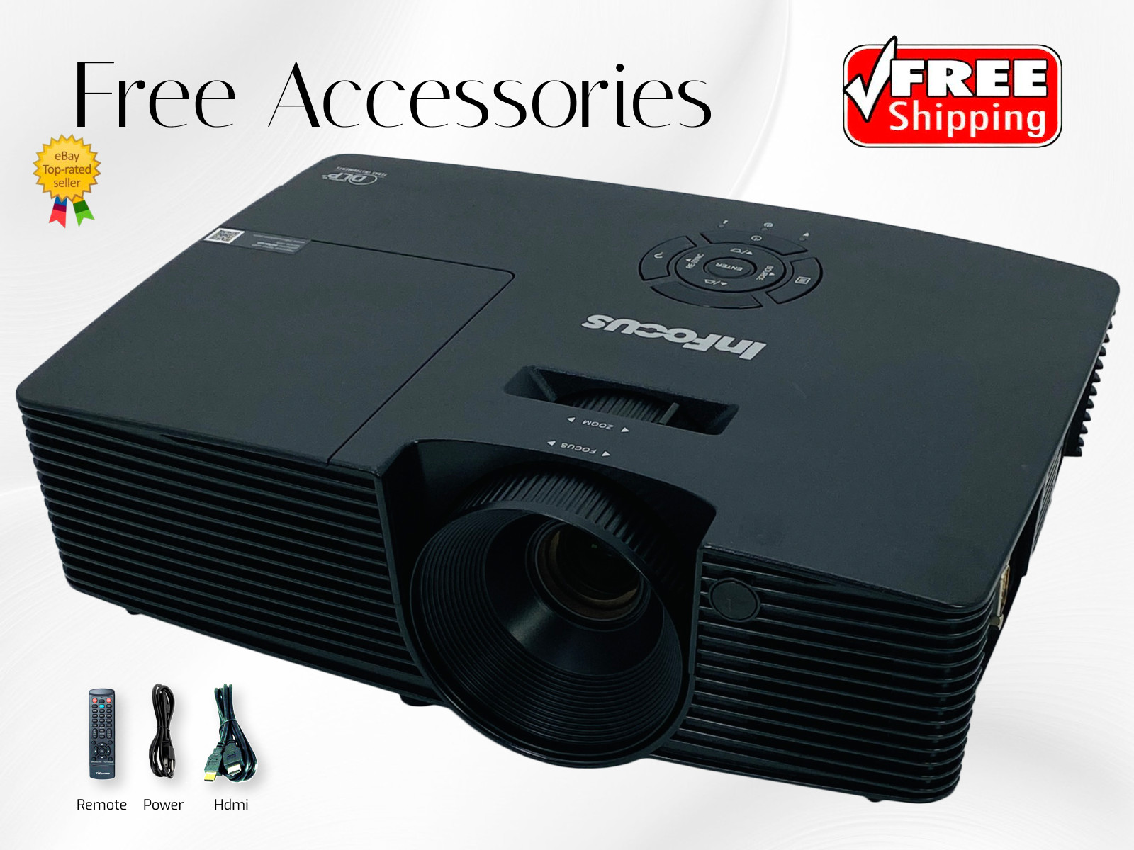 InFocus IN114v 3LCD Projector Lamp Life Up to 10,000h 3500 Lumens Full HD 3D ✅