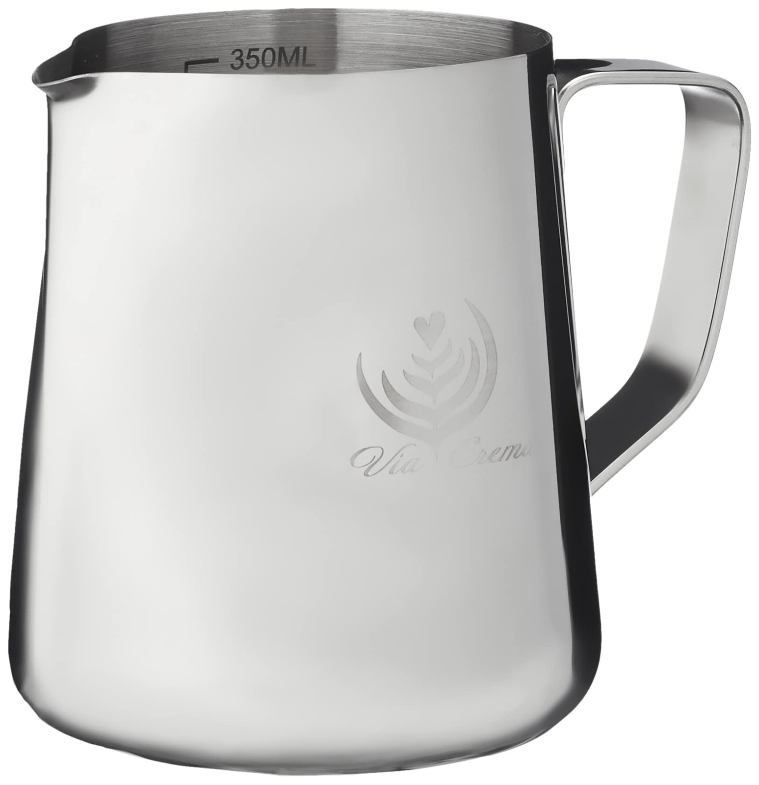 Stainless Steel Milk Frothing Pitcher Coffee Machine Kitchen Jug 300 ml 12 Oz