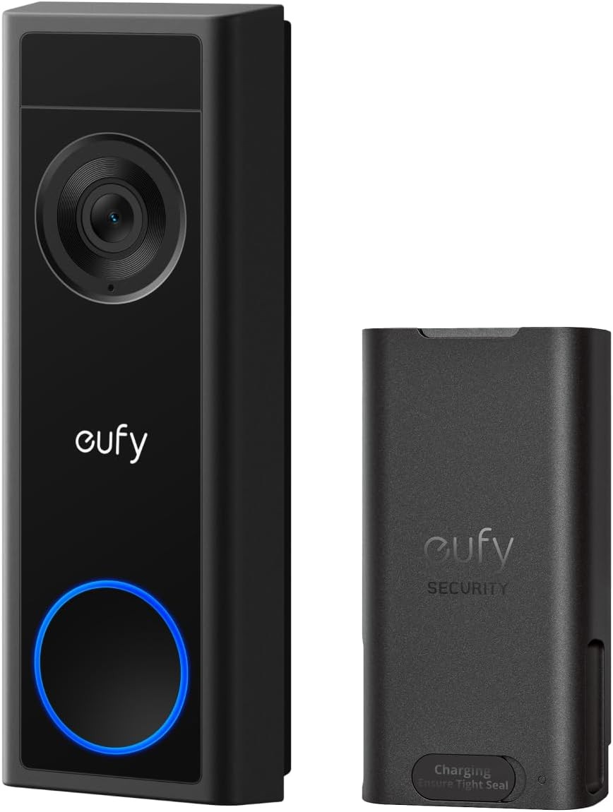 eufy Video Doorbell C31 Rechargeable Battery Live Video Call 24/7 Recording