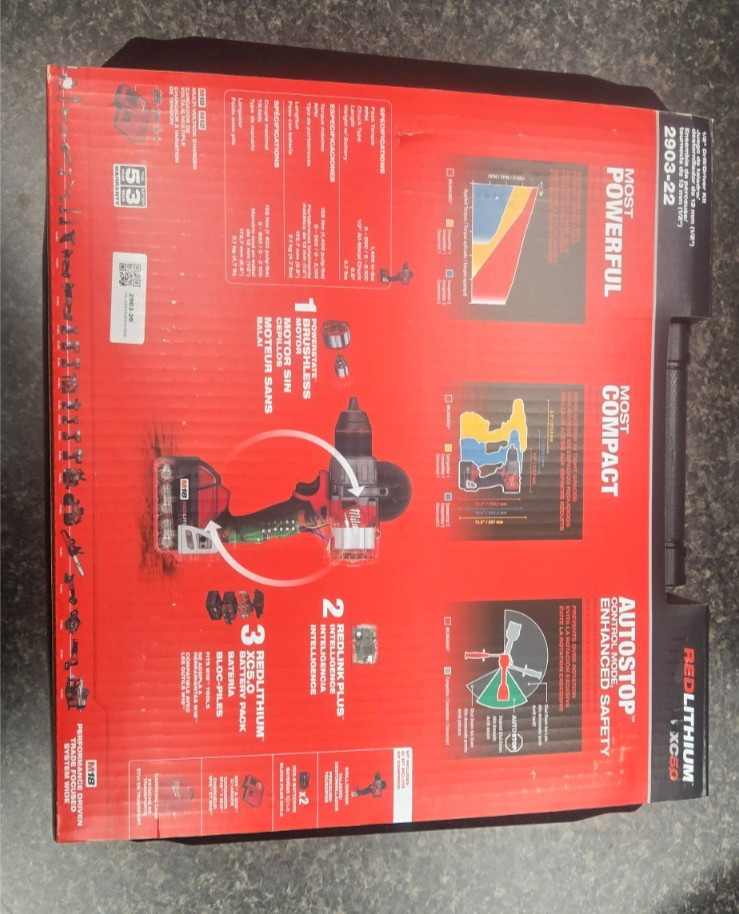 Milwaukee Hard Case ONLY for M18 FUEL 2903-22 Drill