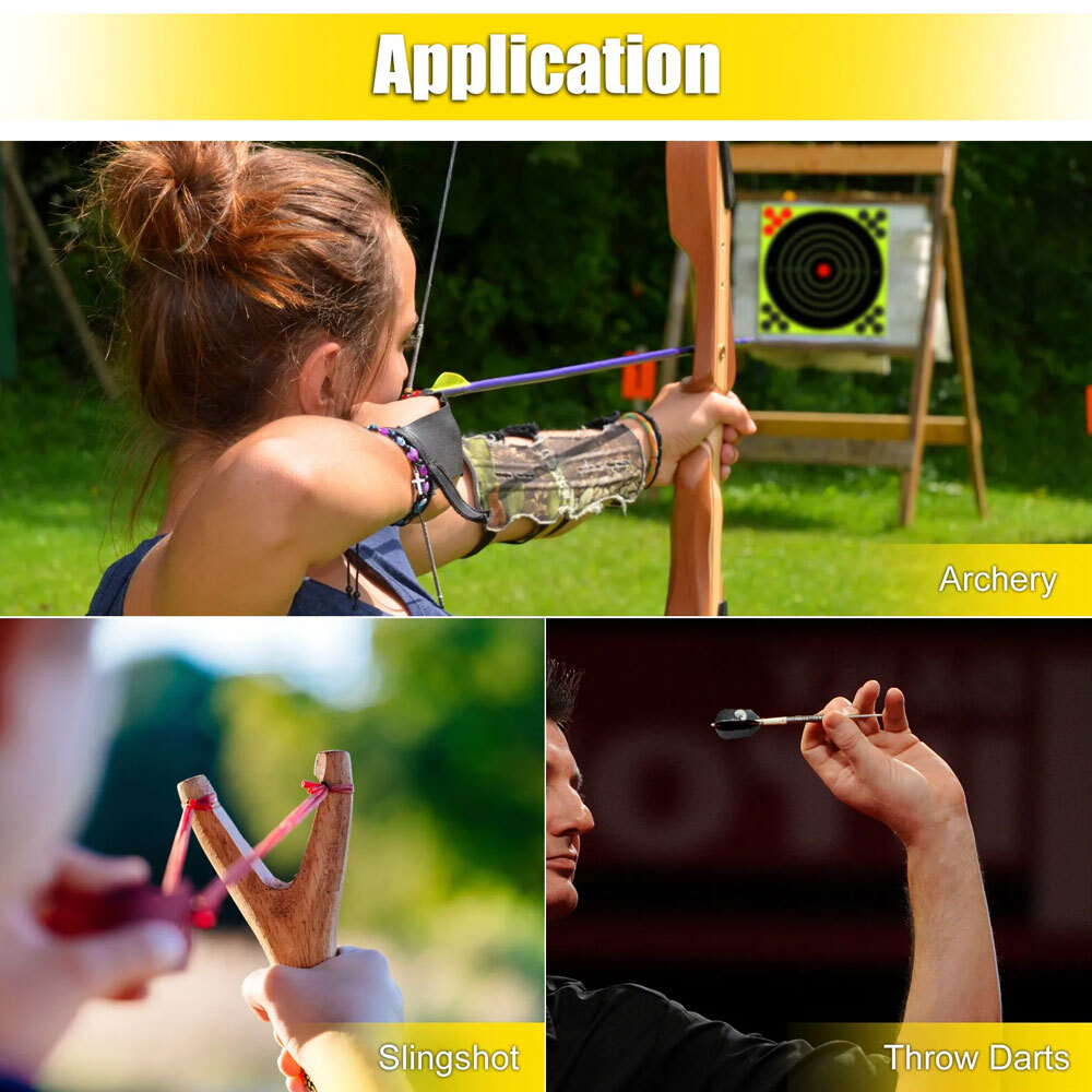 60 Pack 8" Shooting Targets Splatter Gun Rifle Paper Target Practice Exercise