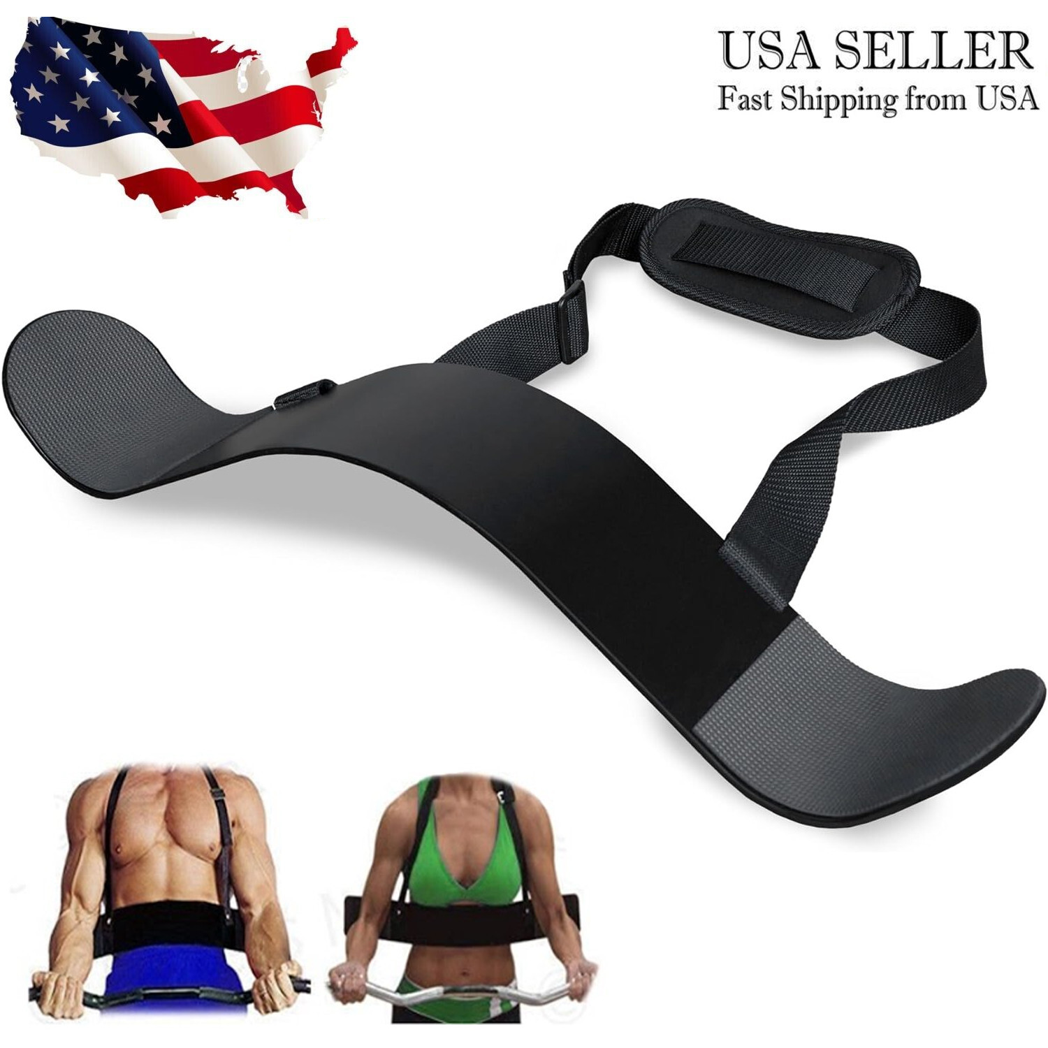 Fitness Arm Isolator Blaster Bar Biceps Triceps