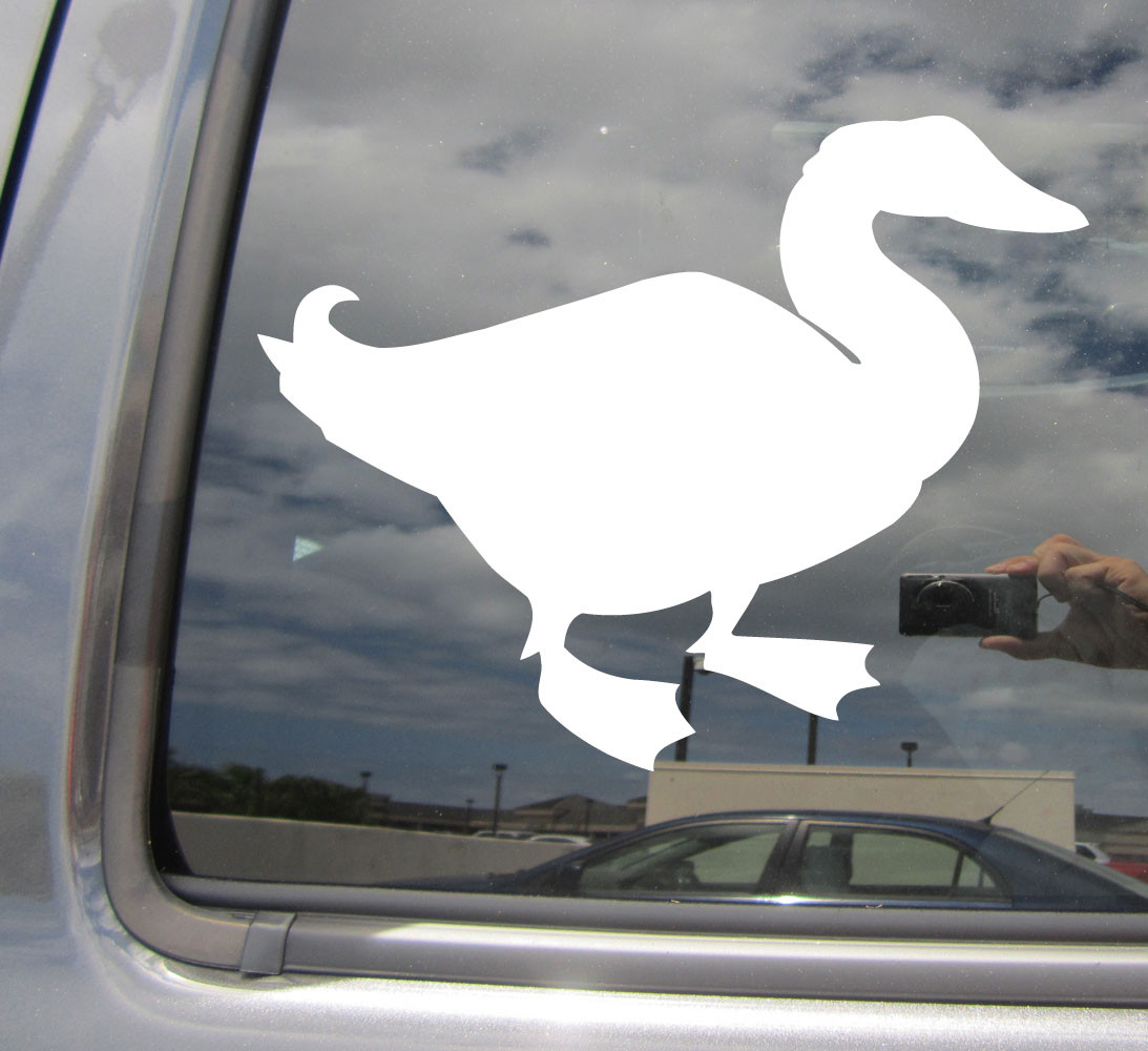 Geese Goose Waterfowl - Swan Car Laptop Bumper Window Vinyl Decal Sticker 01366