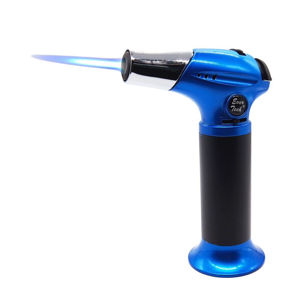 Big Jet Torch Table Lighter Butane Refillable 1300°C/2500°F w/ Ever Tech Box BL