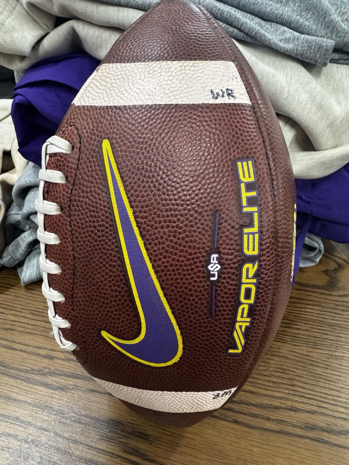 Used Team Issued LSU Tigers Nike Vapor Elite Football