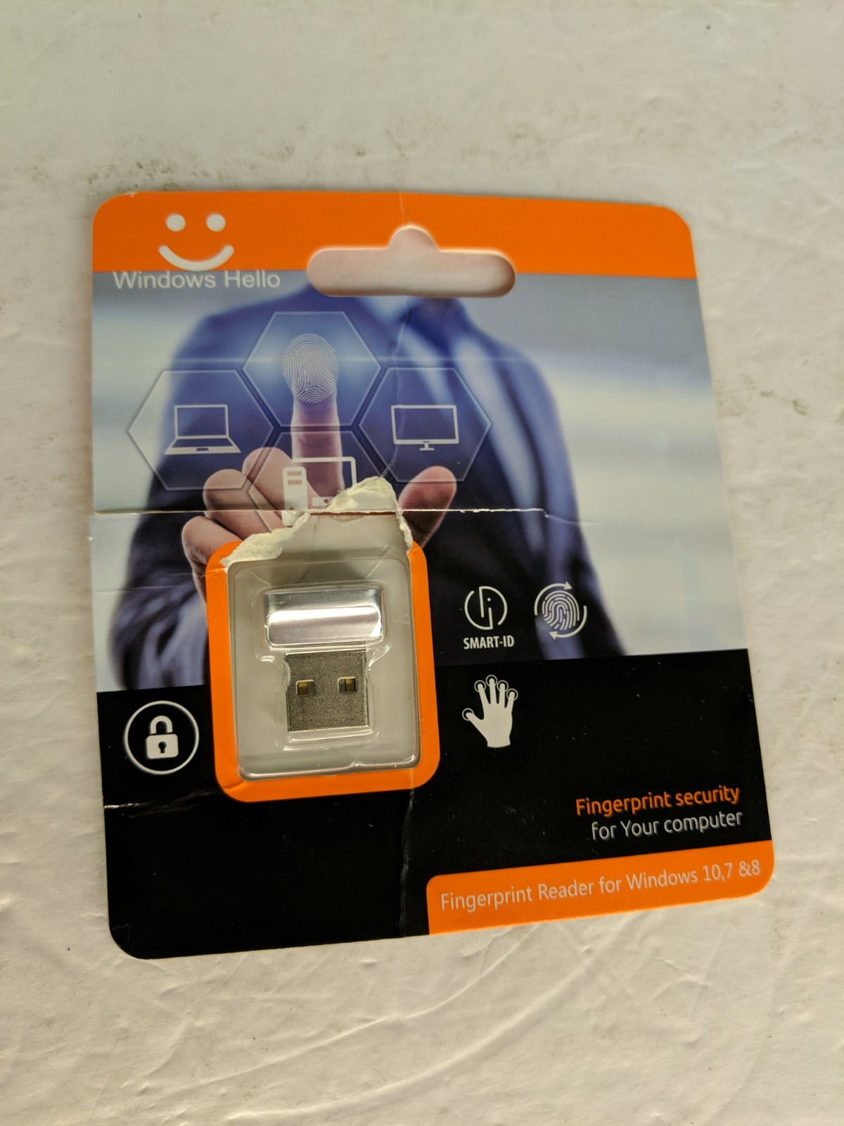 OPEN BOX USB Smart Fingerprint Reader Security Key Biometric FOR WINDOWS