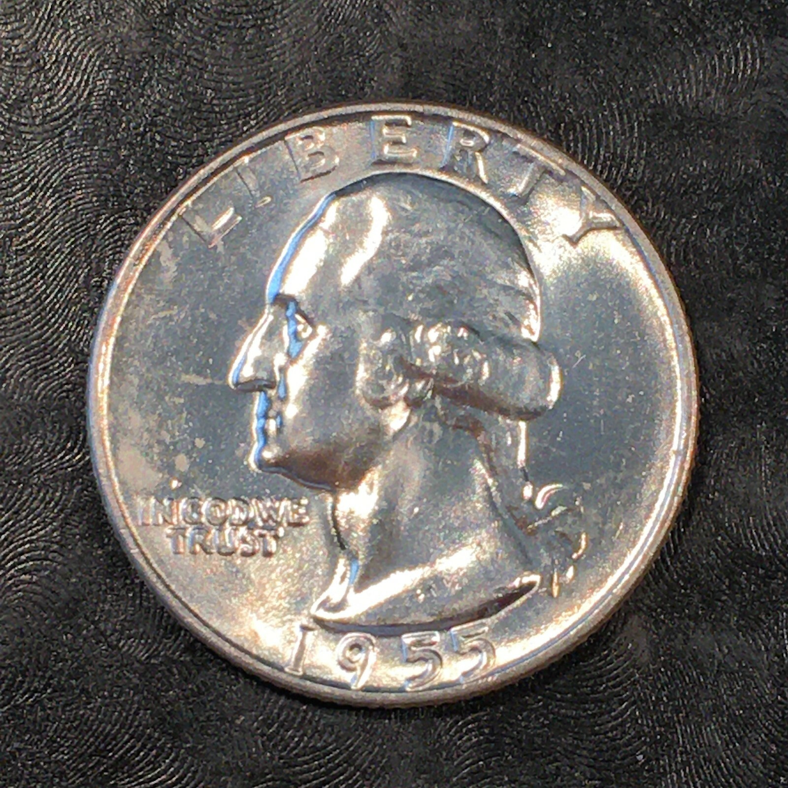 1955-D Silver Washington Quarter - High Quality Scans #i452