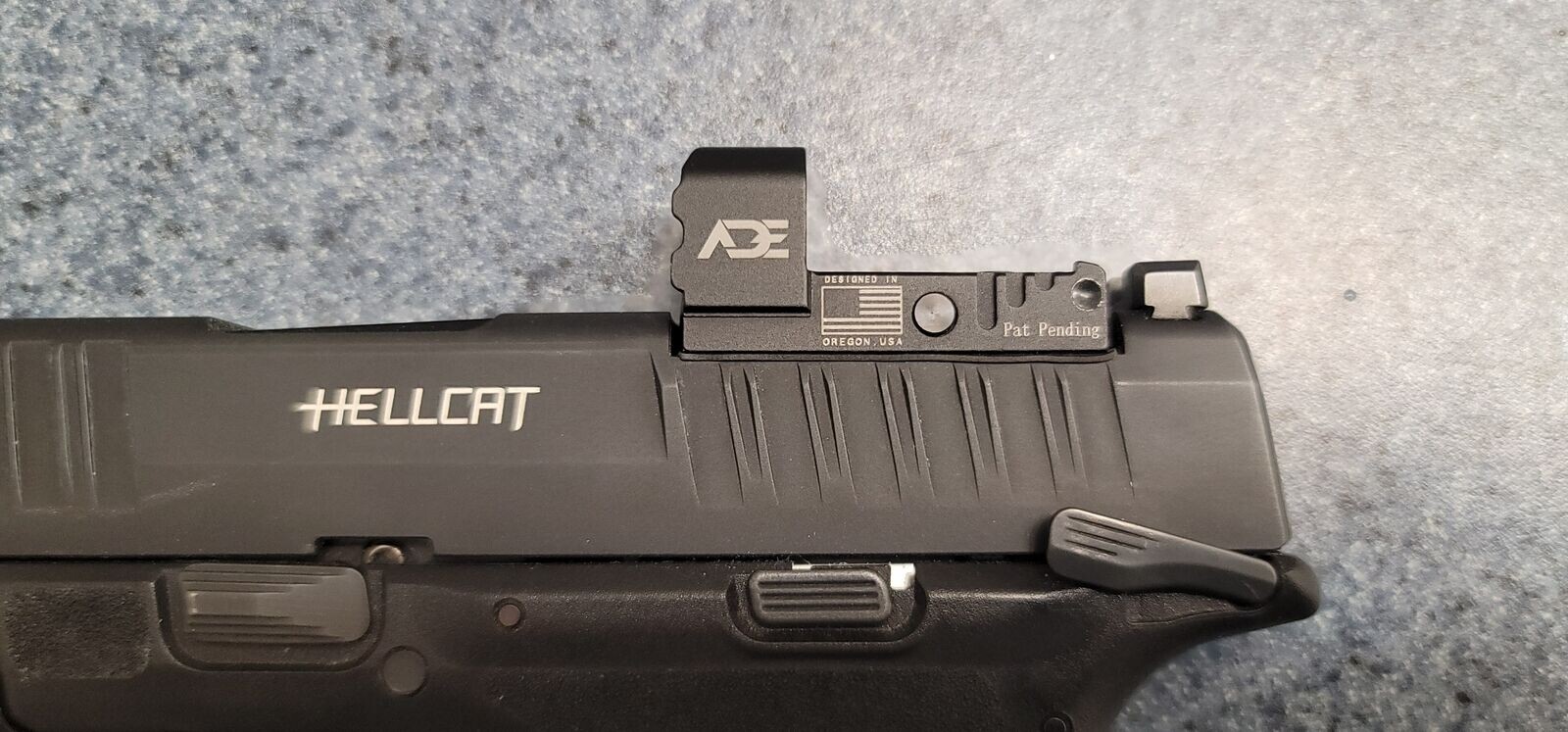 FDE!ADE RD3-021-PRO Sensor Activated GREEN Dot For Springfield XDS MOD 2 OSP 9MM
