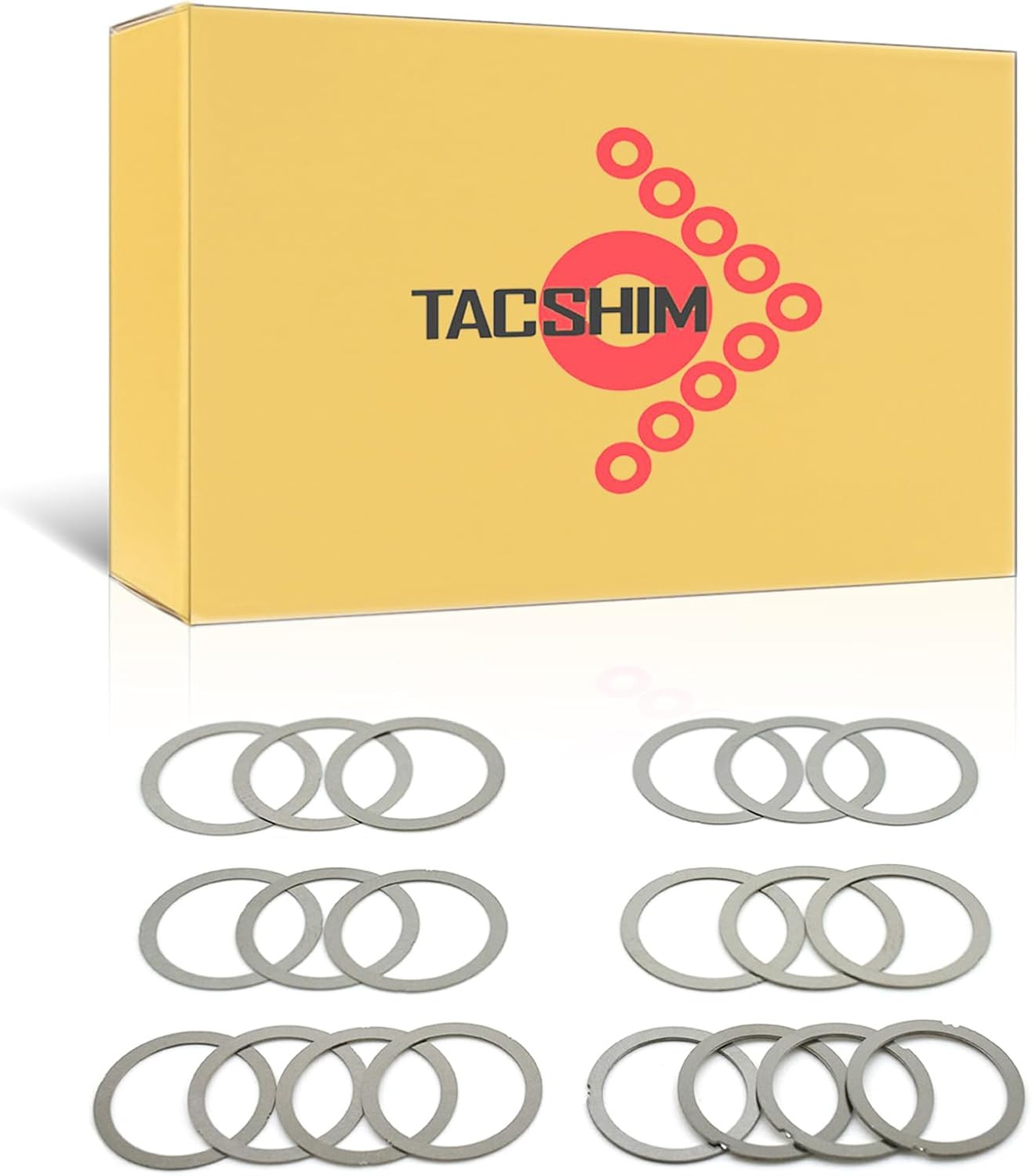 Small OD 1/2x28 1/2x36 Barrel Shim Kit for 9mm (20 Pack)