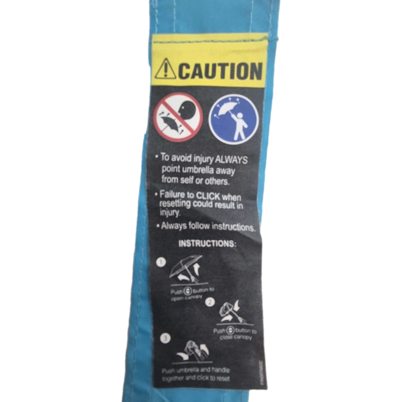 TOTES Teal Compact Umbrella Gently Used