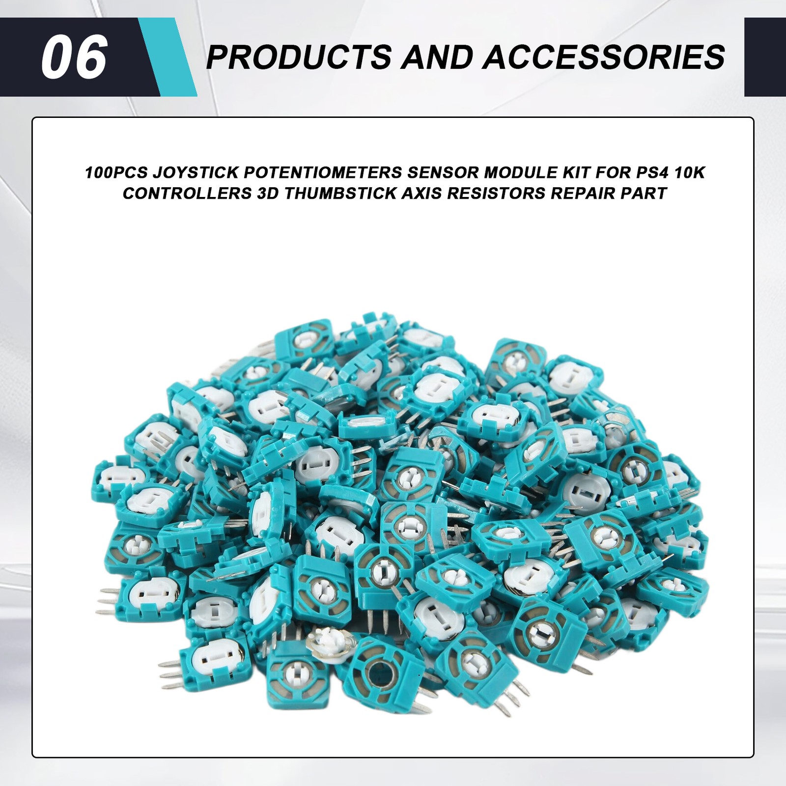 100PCS Joystick Potentiometers Sensor Module Kit for 10K Controllers 3D4827