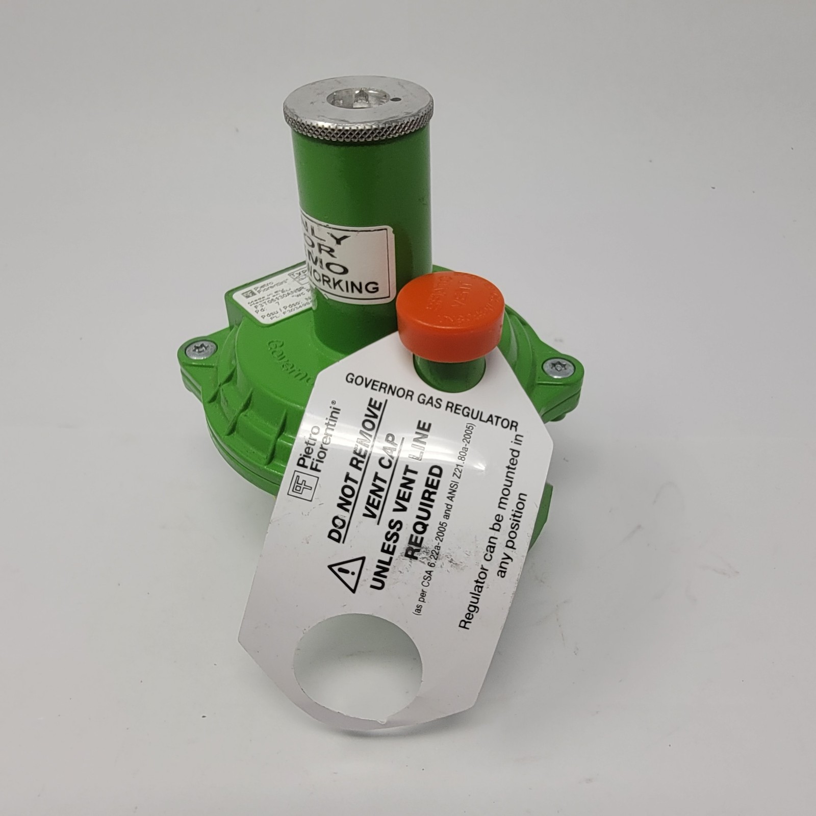 Pietro Fiorentini F3T05130AN GOVERNOR, Low-Pressure Gas Regulator, 1/2" NPT