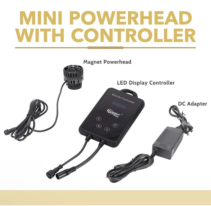 hygger Quiet Magnetic Aquarium Wave Maker Powerhead with Digital Led Display