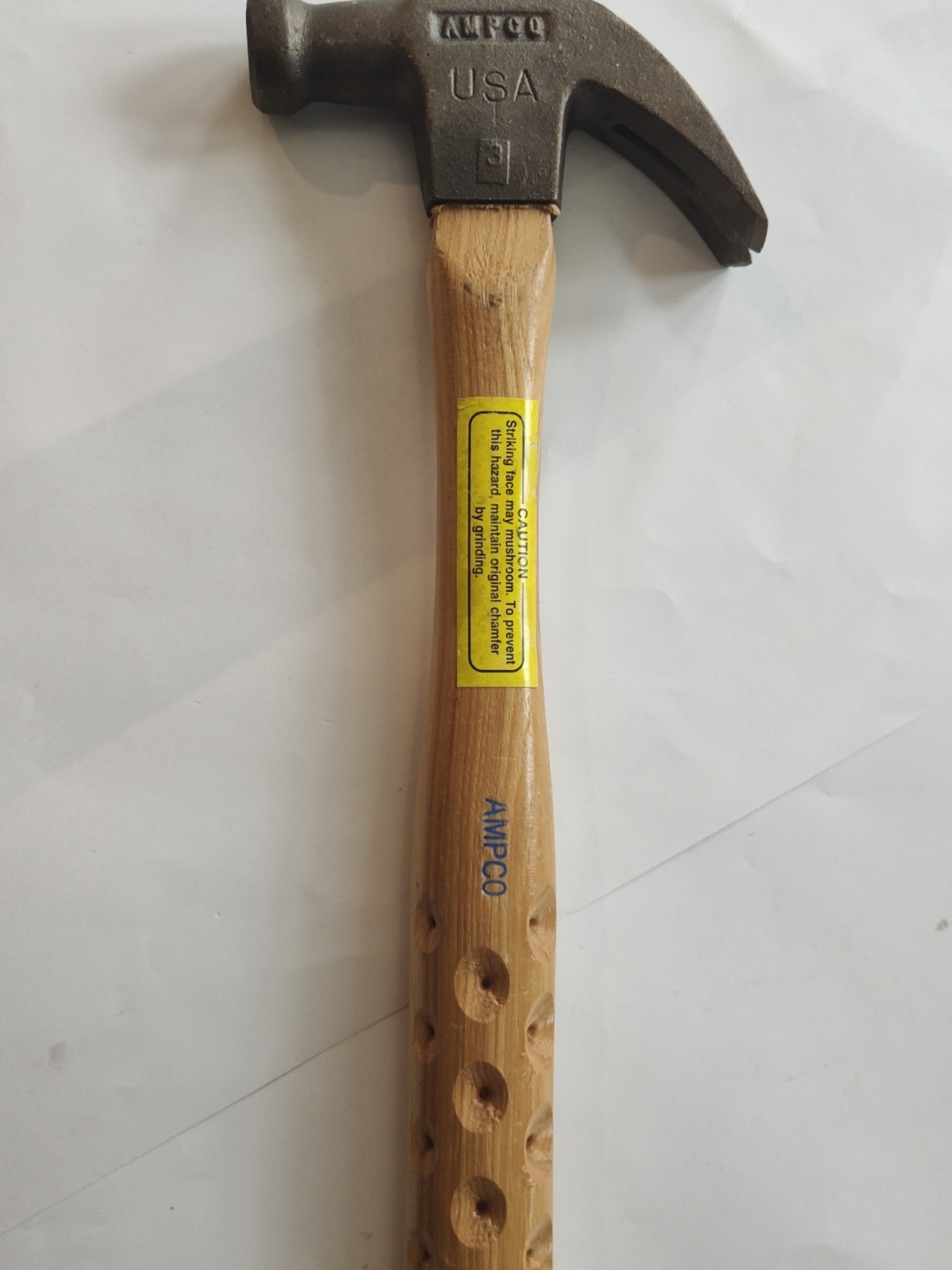 Ampco Safety Tools H-19Fg Claw Hammer, Nonsparking, Nonmagnetic