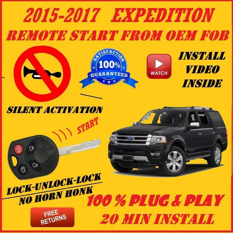 100% Plug and Play Remote Start 2015-2017 Ford Expedition