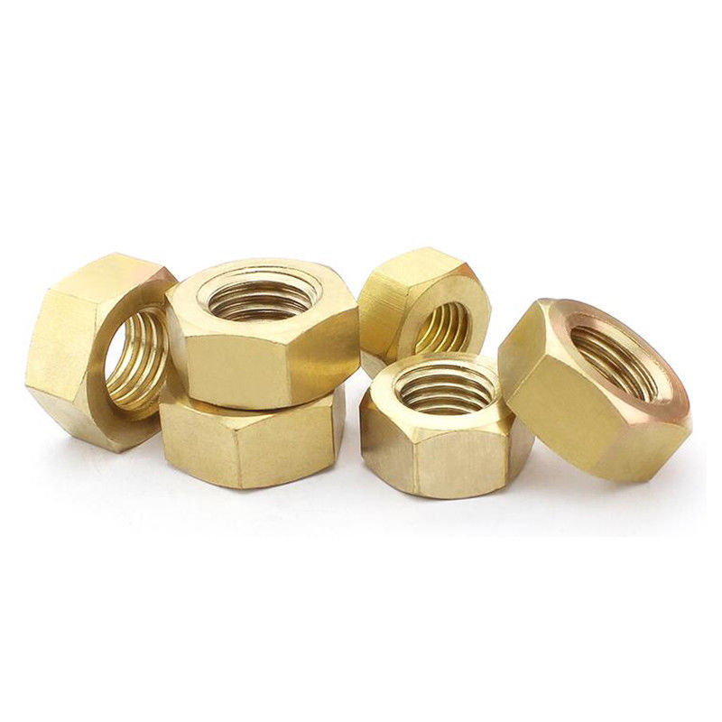 M1.4-M24 Solid Brass Full Hex Nuts For Bolts & Screws