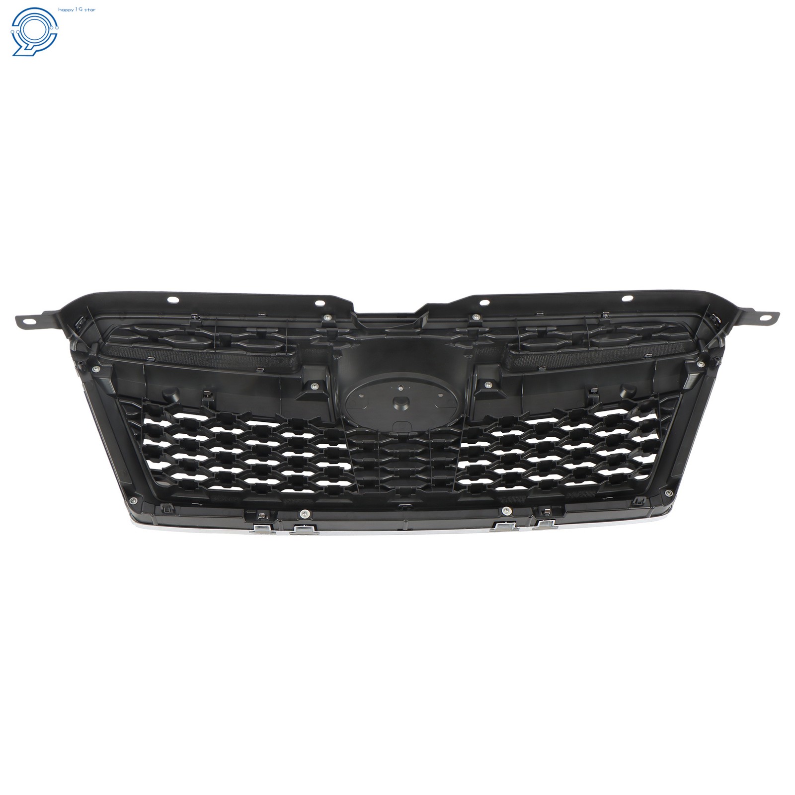 For Subaru Legacy 2013-14 Chrome+Blk Plastic Front Upper Bumper Grille Assembly