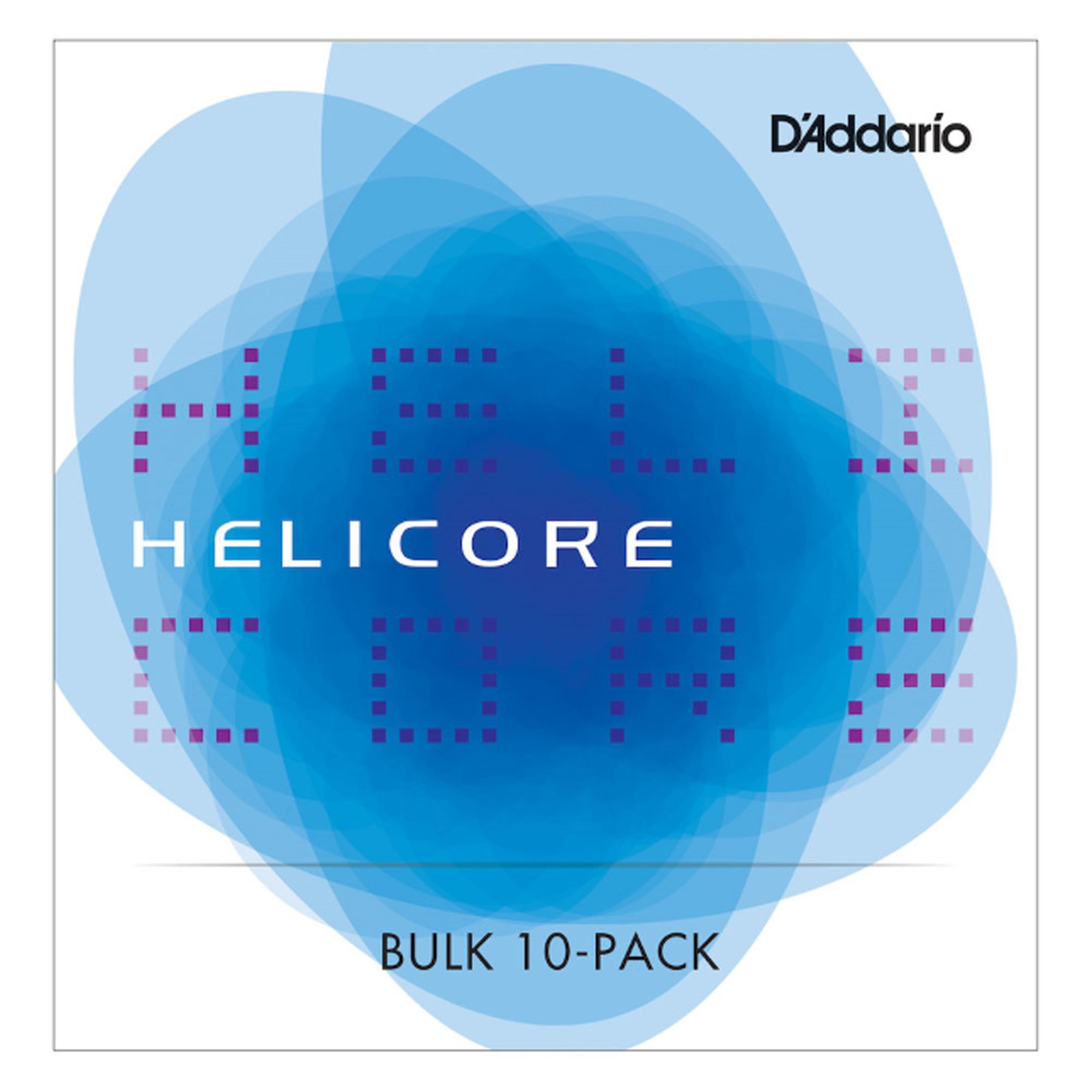 D'Addario Helicore Orchestral Bass Single G String 3/4 Scale Medium Bulk 10 Pack