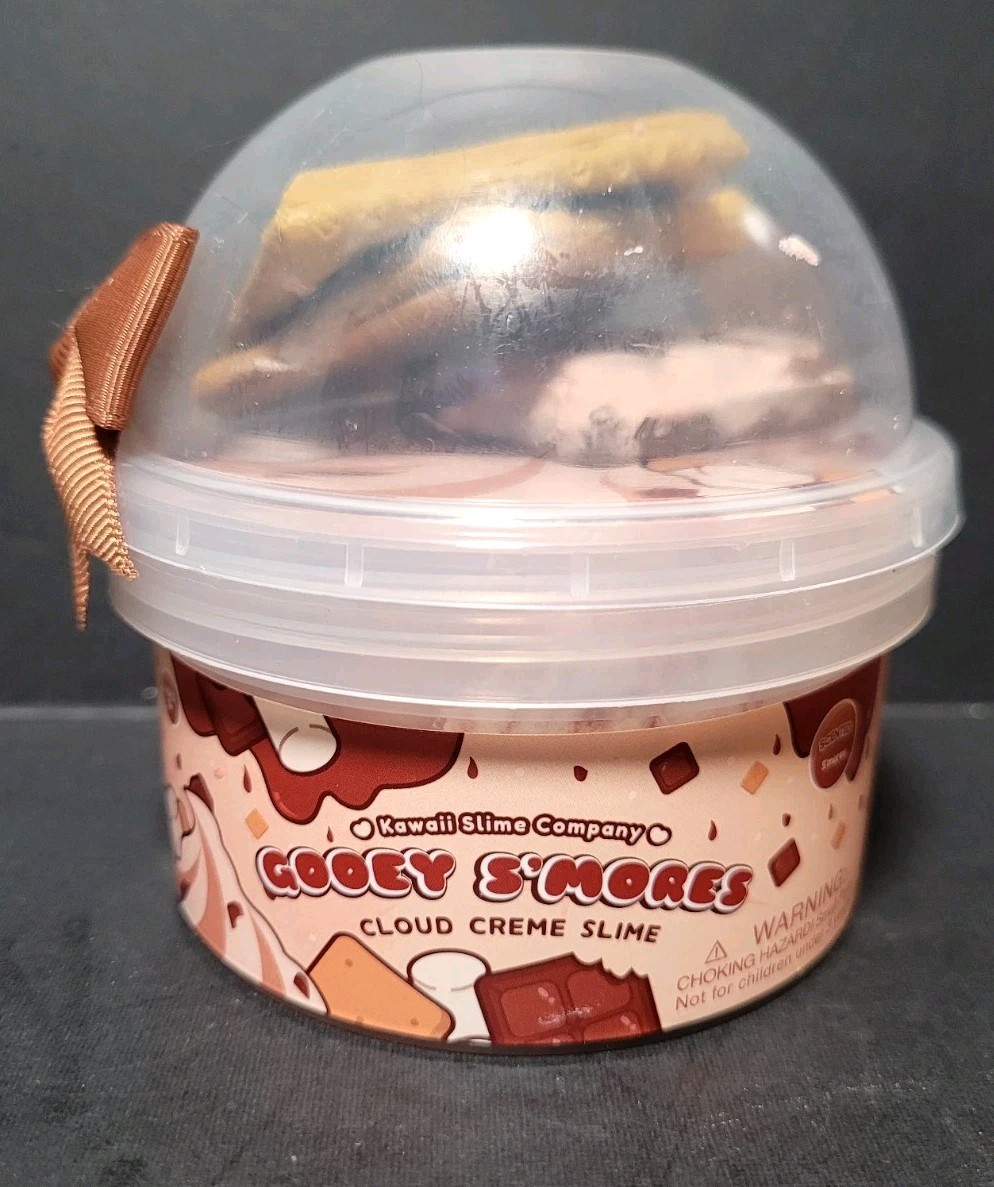 Kawaii Slime Company ~ Gooey S"Mores Cloud Creme Slime - New