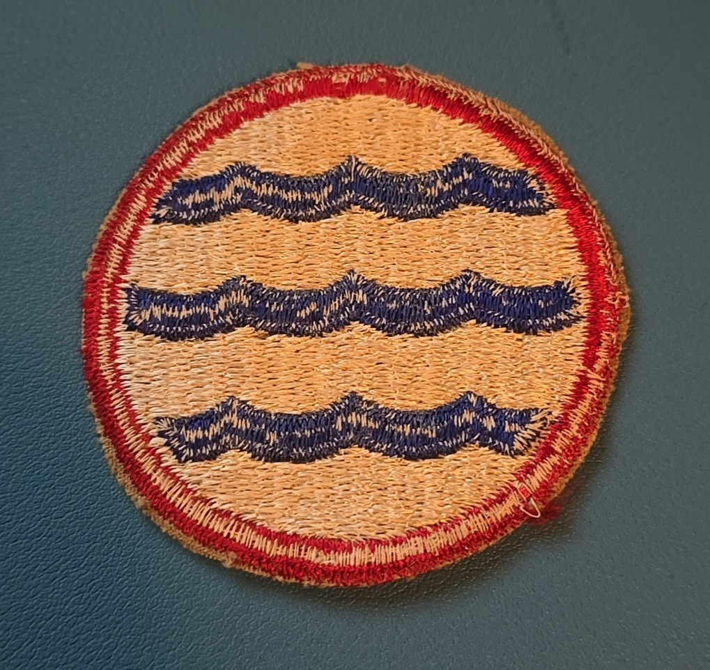 GREENLAND BASE COMMAND PATCH- CUT EDGE-OVERSEAS- VINTAGE- WW2 WWll