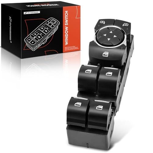 Master Power Window Switch Compatible with Ford Mustang 2015-2023, Front Left