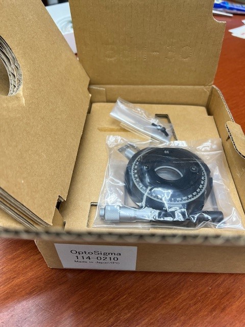 78mm Diameter, Brass, Lapped-Surface Bearing Optical Rotation Stage