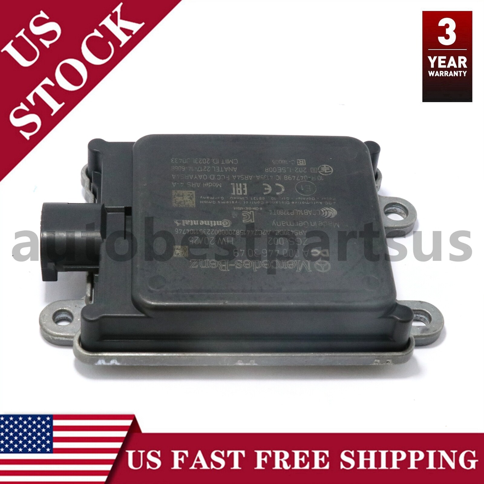 Genuine OEM Freightliner Front End Rear Distance Radar Sensor Unit A0004463049