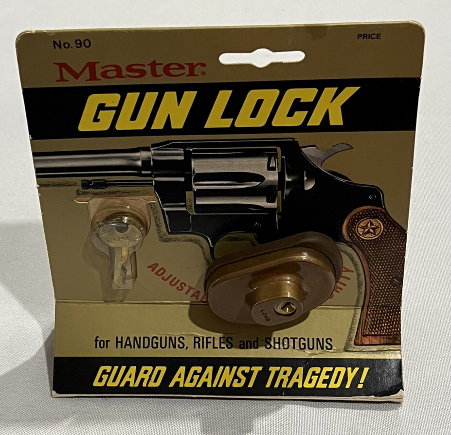 Master Lock 90 Trigger Gun Lock Vintage In Package NEW