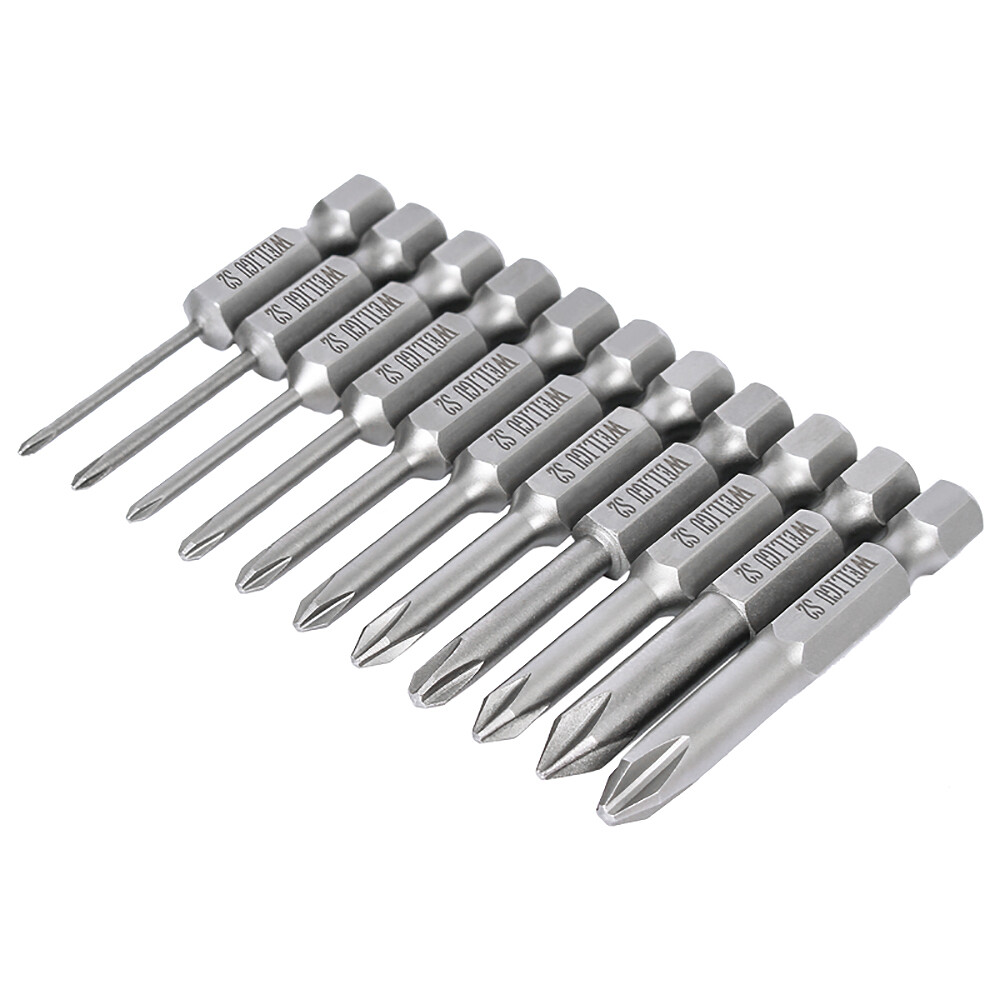 Electric Bits For Screwdriver Set S2 Ph2 L50-l150 Drill Magnetic Bit Torque S1/4