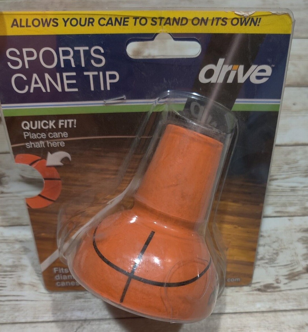 Drive Medical Sports Style Cane Tip *Basketball* RTL10384SB New