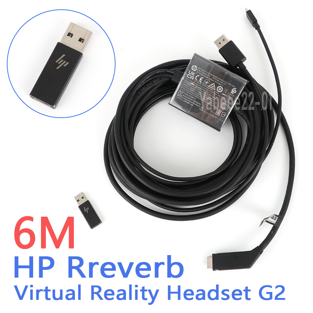 HP Reverb G2 VR 6M Cable TPC-B001C L72080-001 VR Headset Connecting Cable