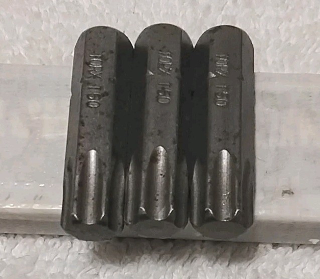 3pc TORX T-50 5/16" HEX ×1-1/4" LONG