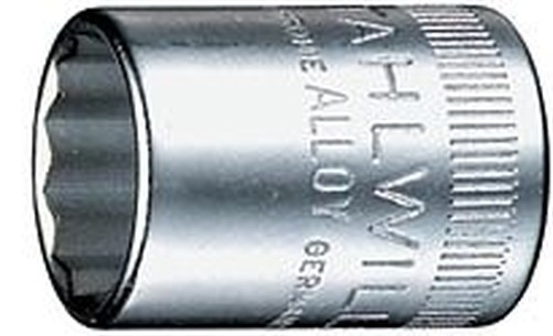 Stahlwille 1/4" Drive Metric 12 Point 10mm Socket 10