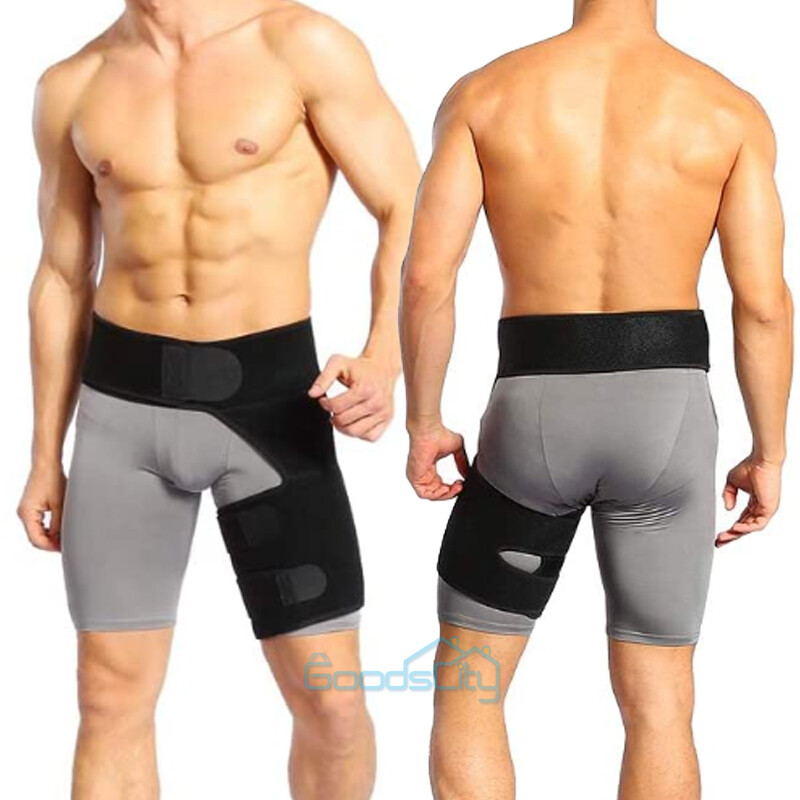 Hip Brace Compression Groin Support Wrap for Sciatica Pain Relief Thigh Recovery