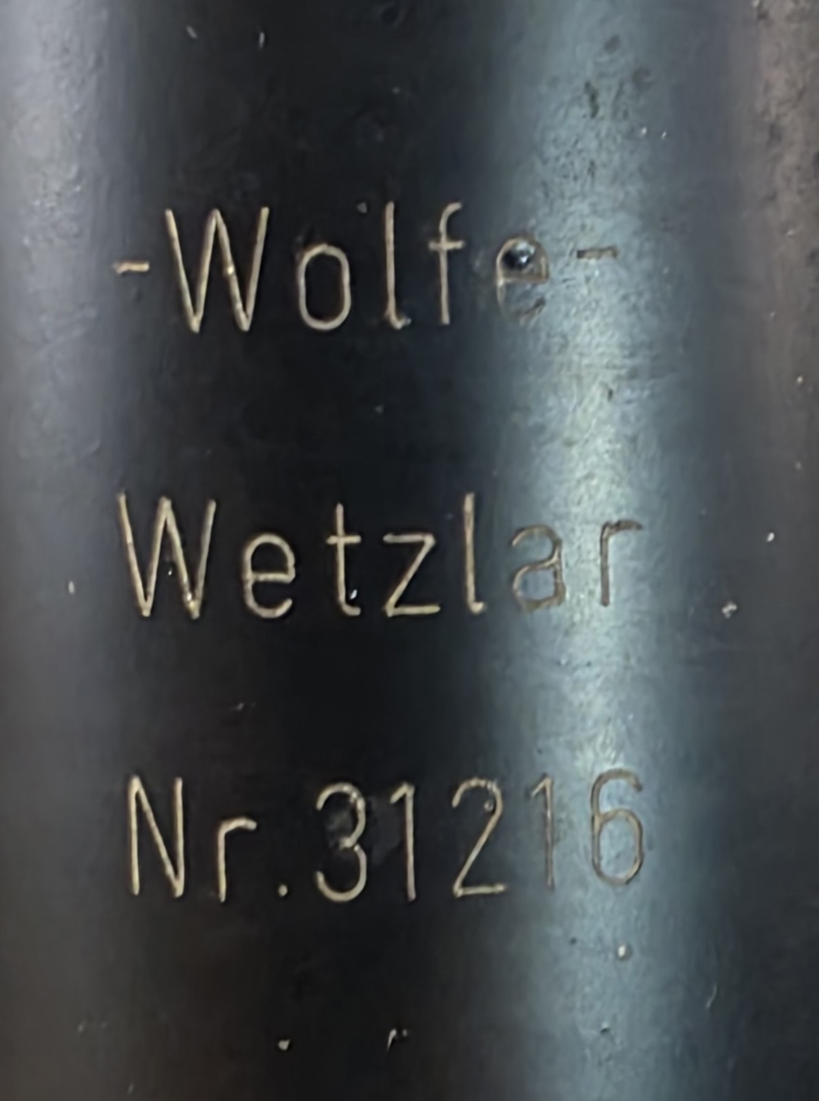 Wolfe Wetzlar Nr. 31216 Microscope Vintage